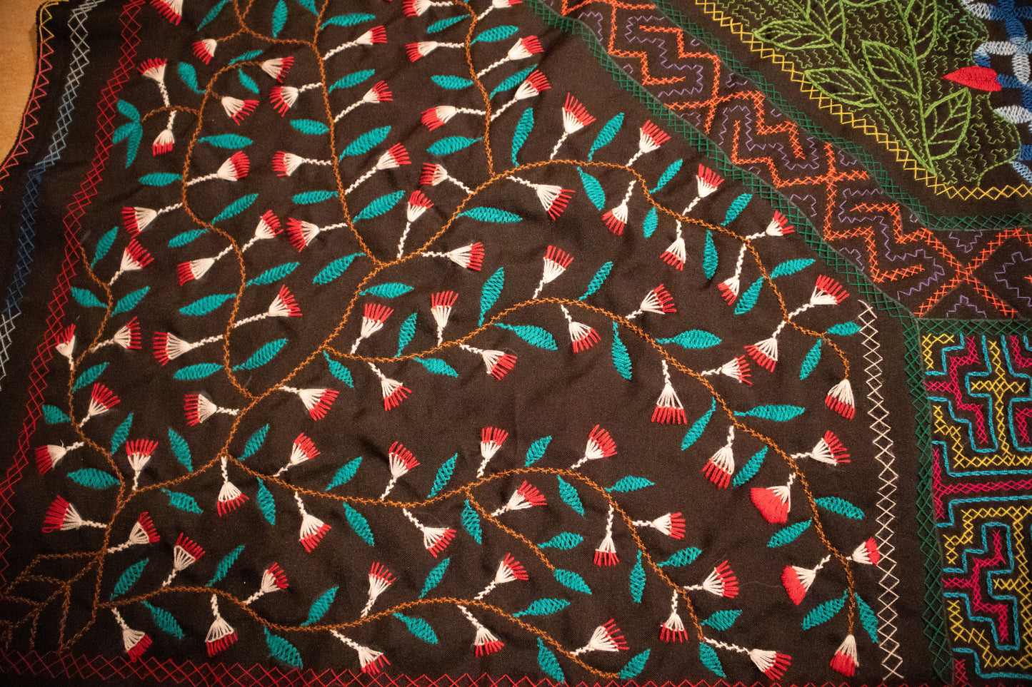 Large Kené tapestry